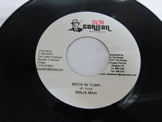 NINJA MAN / BACK IN TOWN / FOUNDATION RIDDIM / DON CORLEON RECORDS