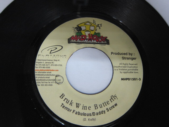 TERROR FABULOUS & DADDY SCREW / BRUK WINE BUTTERFLY / MAD HOUSE