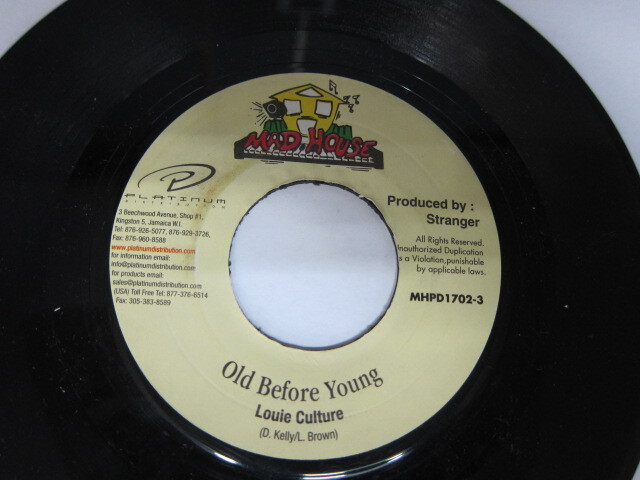 LOUIE CULTURE / OLD BEFORE YOUNG / HEART BEAT RIDDIM / MAD HOUSE
