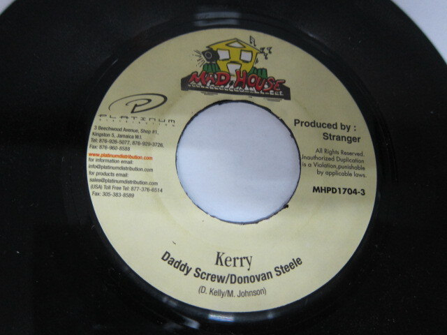 DADDY SCREW & DONOVAN STEELE / KERRY / HEART BEAT RIDDIM / MAD HOUSE