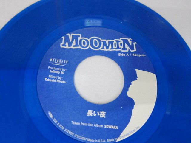 Aside MOOMIN / 長い夜 / Bside ONE BIG ROAD / OVERHERT RECORDS