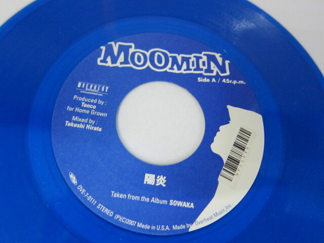 Aside MOOMIN / 陽炎 / Bside MOOMIN feat.YOYO-C / その瞳はミステリアス（REMIX） / OVERHERT RECORDS