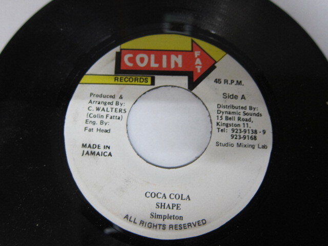 SIMPLETON / COCA COLA SHAPE / MAMA RIDDIM / COLIN FAT
