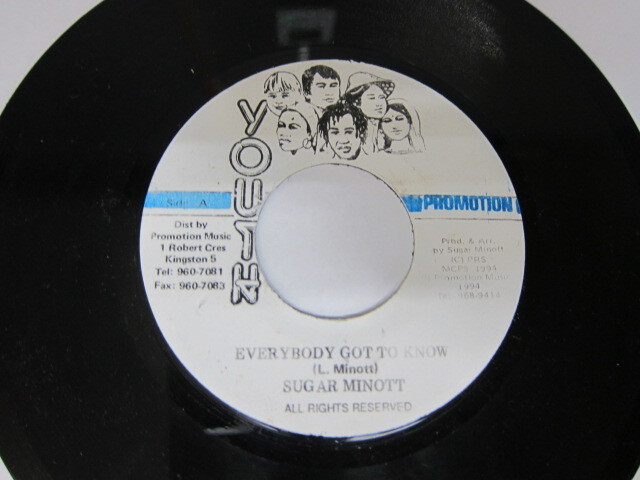 SUGAR MINOTT / EVERYBODY GOT TO KNOW / TEMPO RIDDIM / YOUTH PROMOTION
