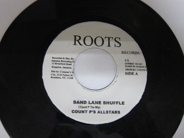 A side COUNT P'S ALLSTARS / SAND LANE SHUFFLE / B side JOE SCUGIE / LOVING ARMS / ROOTS