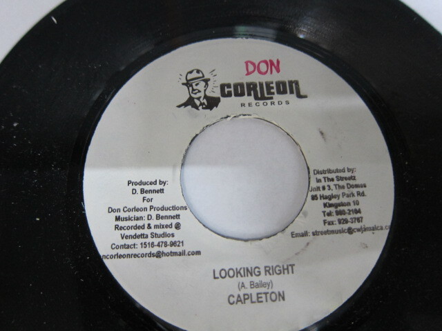 CAPLETON / LOOKING RIGHT / RAGING BULL RIDDIM / DON CORLEON RECORDS