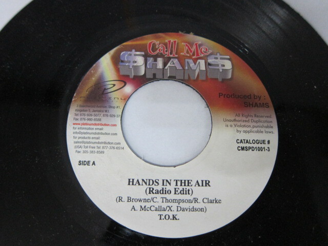 T.O.K / HANDS IN THE AIR / GRASS CYAAT RIDDIM / CALL ME SHAMS