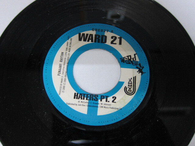 WARD 21 / HATERS PT2 / Bside WAYNE MARSHALL / GIMME A LIGHT / GREENSLEEVES