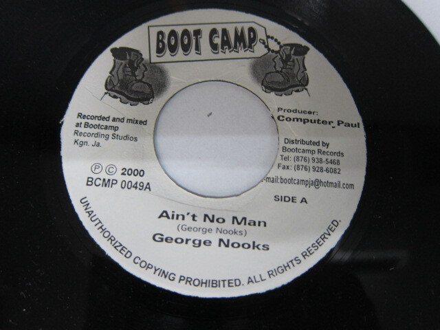 GEORGE NOOKS / AIN'T NO MAN / BOOT CAMP