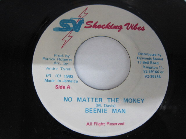 BEENIE MAN / NO MATTER THE MONEY / SHOCKING VIBES