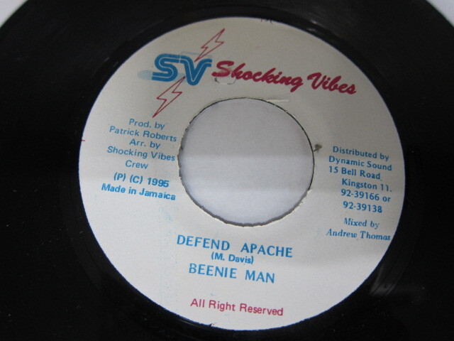 BEENIE MAN / DEFEND APACHIE / CRONIC RIDDIM / SHOCKING VIBES
