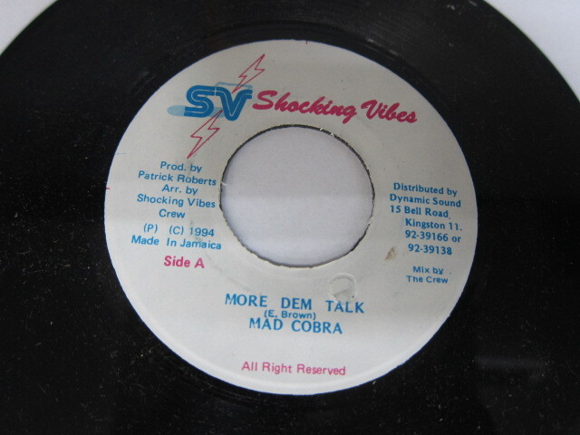 COBRA / MORE DEM TALK / CORDY ROY RIDDIM / SHOCKING VIBES