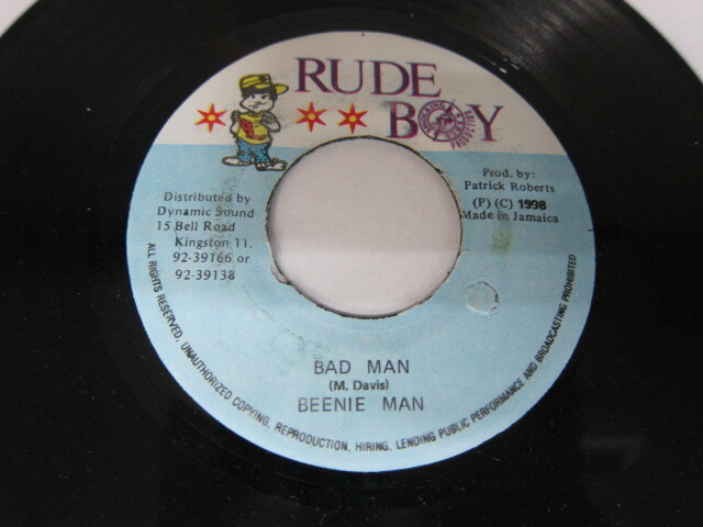 BEENIE MAN / BAD MAN / RUDE BOY