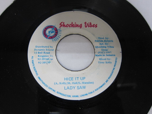 LADY SAW / NICE IT UP / CLOAK & DAGGER RIDDIM / SHOCKING VIBES