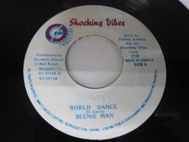 BEENIE MAN / WORLD DANCE / CORDY ROY RIDDIM / SHOCKING VIBES