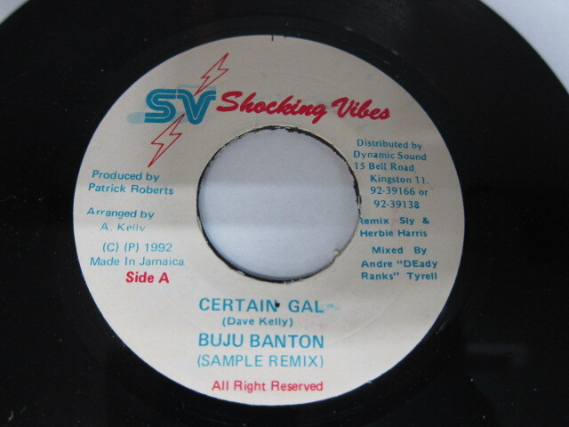 BUJU BANTON / CERTAIN GAL / SHOCKING VIBES