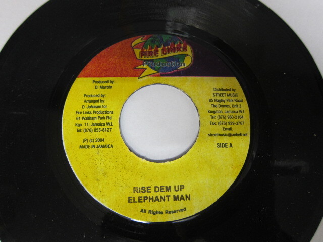 ELEPHANT MAN / RISE DEM UP / CHAKA CHAKA RIDDIM / FIRE LINKS
