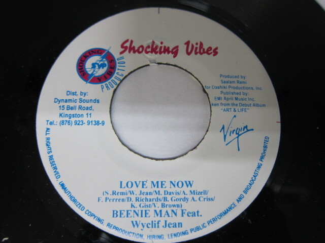 BEENIE MAN feat WYCLIF JEAN / LOVE ME NOW / SHOCKING VIBES