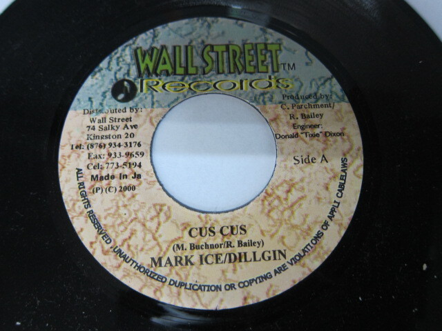 MARK ICE & DILLGIN / CUS CUS / WALL STREET