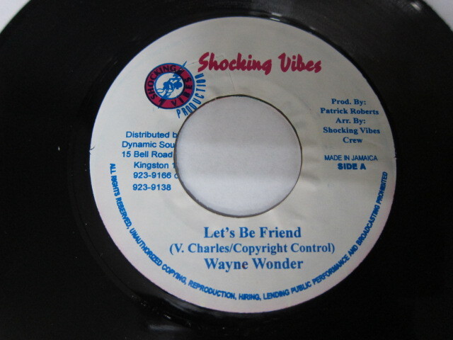 WAYNE WONDER / LET'S BE FRIEND / SHOCKING VIBES