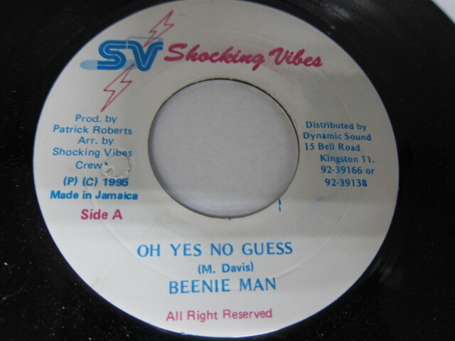 BEENIE MAN / OH YES NO GUESS / SHOCKING VIBES