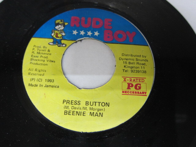 BEENIE MAN / PRESS BUTTON / RUDE BOY