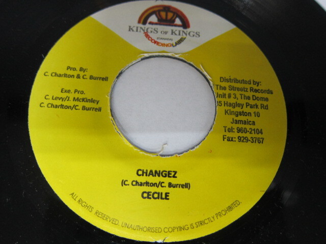 CECILE / CHANGES / CHINEY GAL RIDDIM / KINGS OF KINGS