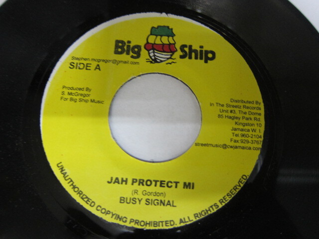 Aside BUSY SIGNAL / JAH PROTECT MI / Bside FRISCO KID / HURT MI / DARK AGAIN RIDDIM / BIG SHIP 