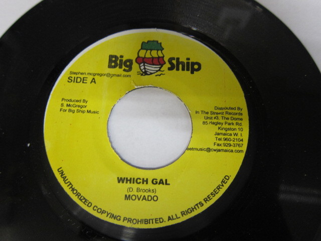 Aside MAVADO / WHICH GAL / Bside SHEMA / FIRST LADY / BEE HIVE RIDDIM / BIG SHIP 