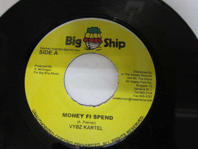 Aside VYBZ KARTEL / MONEY FI SPEND / Bside AIDONIA / TIGHT / BEE HIVE RIDDIM / BIG SHIP 
