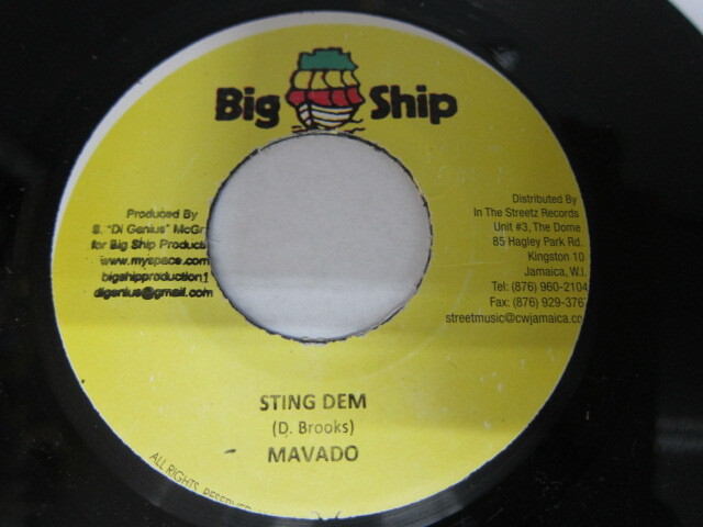 MAVADO / STING DEM / OUT BREAK RIDDIM / BIG SHIP 