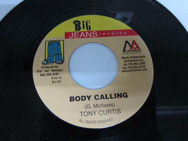 Aside TONY CURTIS / BODY CALLING / Bside MAJOR SAMPLE / HOT GAL / BLUE DRAWERS RIDDIM / BIG JEANS