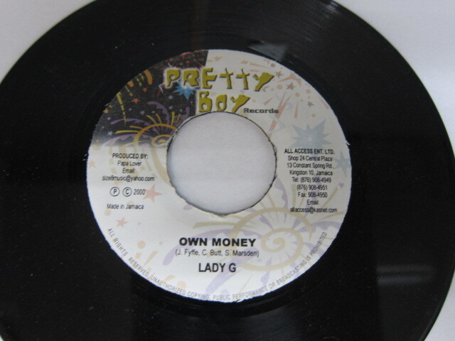 LADY G / OWN MONEY / THE ARROW RIDDIM / PRETTY BOY