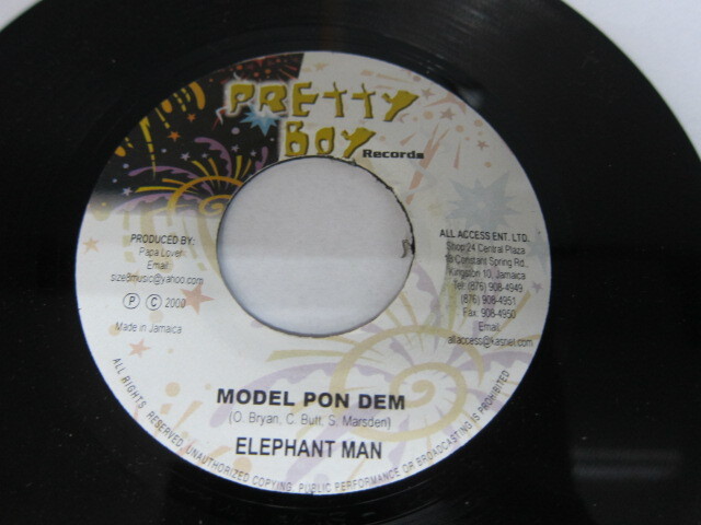 ELEPHANT MAN / MODEL PON DEM / THE ARROW RIDDIM / PRETTY BOY