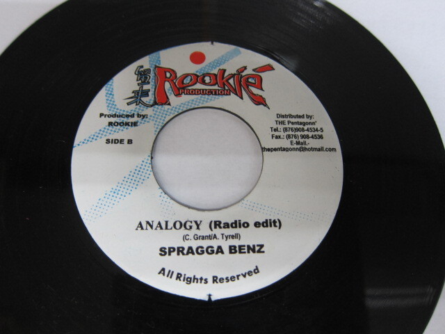SPRAGGA BENZ / ANALOGY / SUPER STAR RIDDIM / ROOKIE PRO