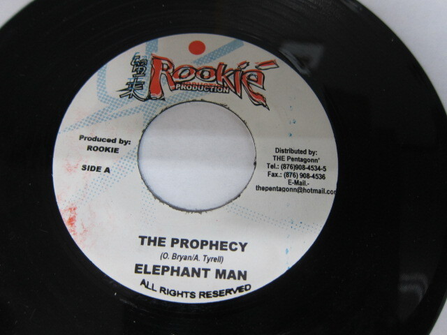ELEPHANT MAN / THE PROPHECY / SUPER STAR RIDDIM / ROOKIE PRO