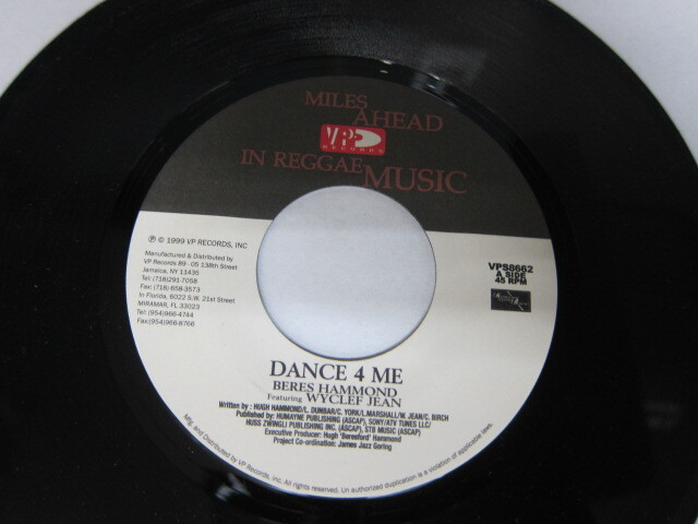BERES HAMMOND feat WYCLEF JEAN / DANCE 4 ME / V.P. RECORDS