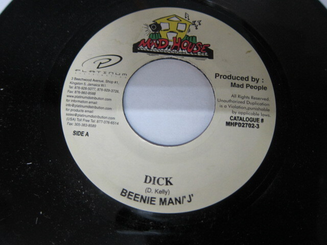 BEENIE MAN & J / DICK / FIESTA RIDDIM / MAD HOUSE