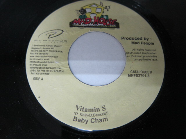 BABY CHAM / VITAMIN S / FIESTA RIDDIM / MAD HOUSE