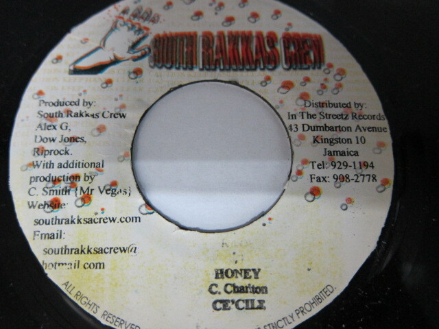 CECILE / HONEY / Bside MAD ANJU / CELLULAR MINUTES / CLAPPAS RIDDIM / SOUTH RAKKAS CREW