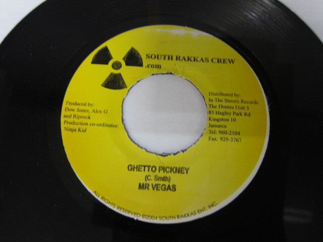 MR.VEGAS / GHETTO PICKNEY / CLAPPAS RIDDIM / SOUTH RAKKAS CREW