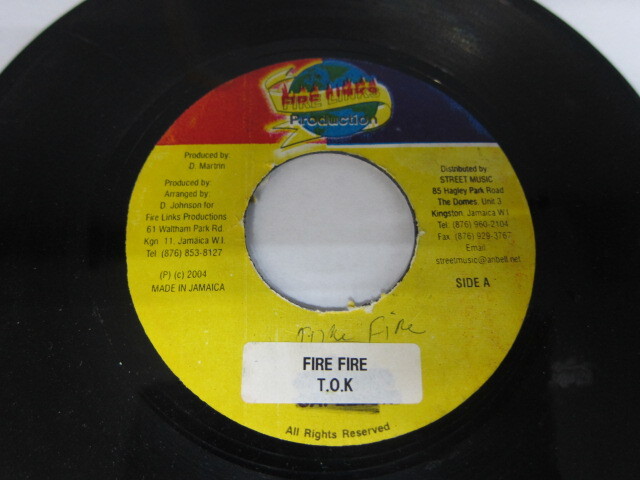 T.O.K / FIRE FIRE / MAD INSTRUMENTS RIDDIM / FIRE LINKS 