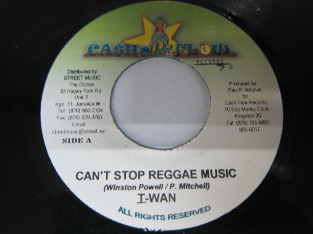 I-WAN / CAN'T STOP REGGAE MUSIC / CASH FLOW