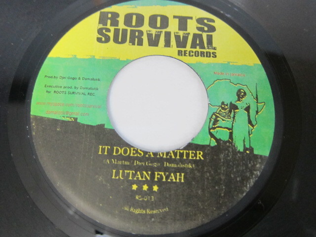 Aside LUTAN FYAH / IT DOES A MATTER / Bside MR.WILLIAMZ / GORGEOUS SEXY / PROTECTION RIDDIM / ROOTS SURVIVAL