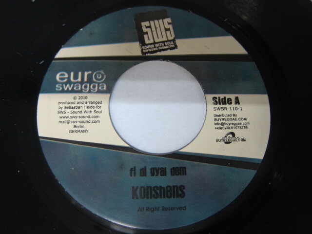 Aside KONSHENS / FI DI GAL DEM / Bside DON SHARICON / ELECTION TIME / EURO SWAGGA RIDDIM / SWS