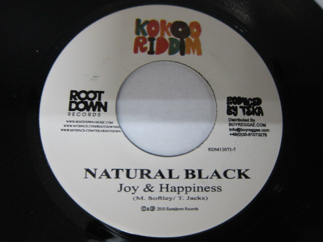 Aside NATURAL BLACK / JOY & HAPPINESS / Bside NOSLIW / NAZIS RAUS / KOKOO RIDDIM / ROOT DOWN