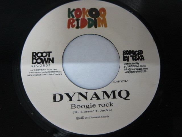 Aside CALI P / TEK DE BEAM / Bside DYNAM Q / BOOGIE ROCK / KOKOO RIDDIM / ROOT DOWN