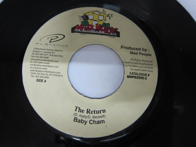 BABY CHAM / THE RETURN / RETURN RIDDIM / MAD HOUSE