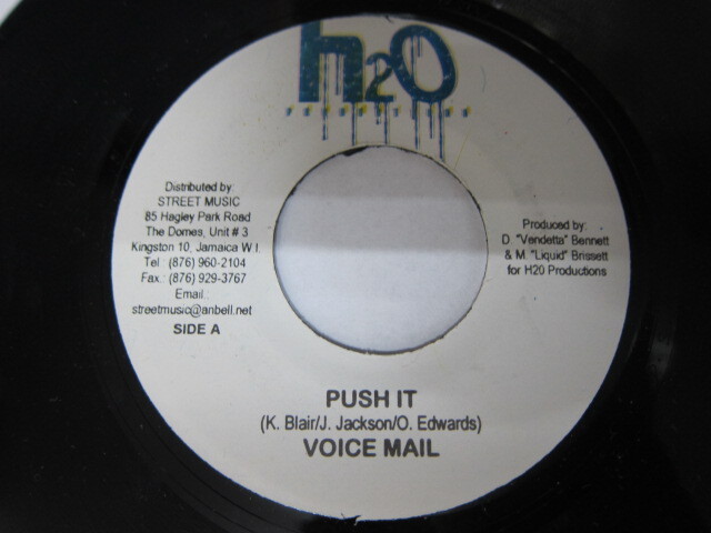 VOICE MAIL / PUSH IT / BLUE TOOTH RIDDIM / H2O