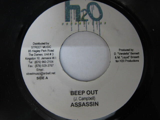 ASSASHIN / BEEP OUT / BLUE TOOTH RIDDIM / H2O